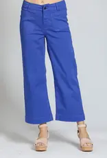 APNY Cropped Wide Leg Pants with Patch Pockets