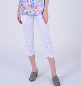 Shana Apparel Crinkle Capri Pants