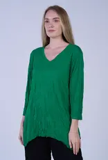 Shana Apparel V-Neck Crinkle Top