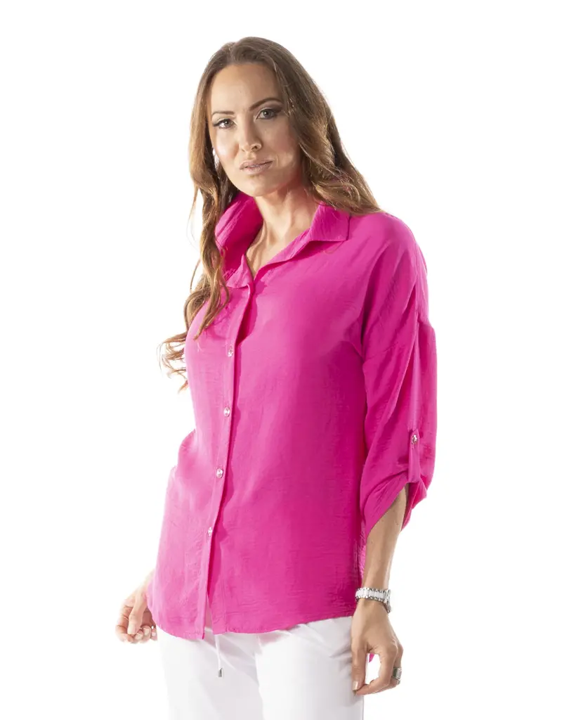 Pure Essence Tab Sleeve Top