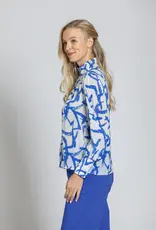 APNY Puff Sleeve Blouse With Ruched Detail