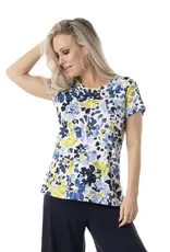 Pure Essence Cap Sleeve Leaf Tee