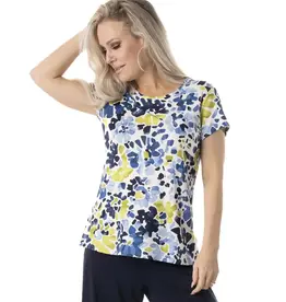 Pure Essence Cap Sleeve Leaf Tee