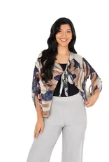 M Made In Italy Tie Front Cardigan