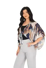 M Made In Italy Tie Front Cardigan
