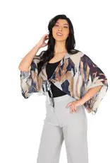 M Made In Italy Tie Front Cardigan