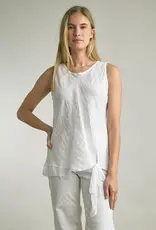 Tempo Paris Bias Linen Top