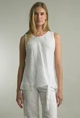 Tempo Paris Bias Linen Top