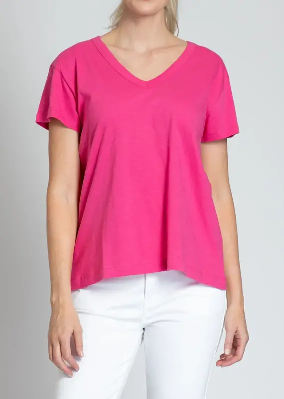 APNY Short Sleeve V-Neck Top