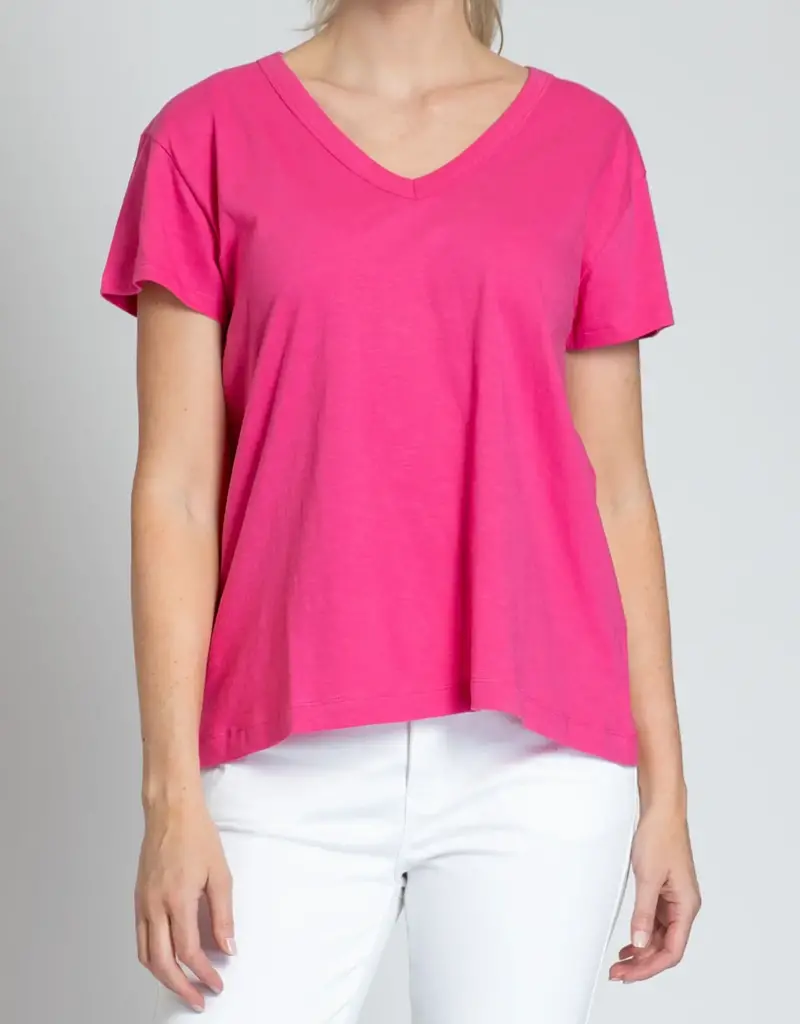 APNY Short Sleeve V-Neck Top