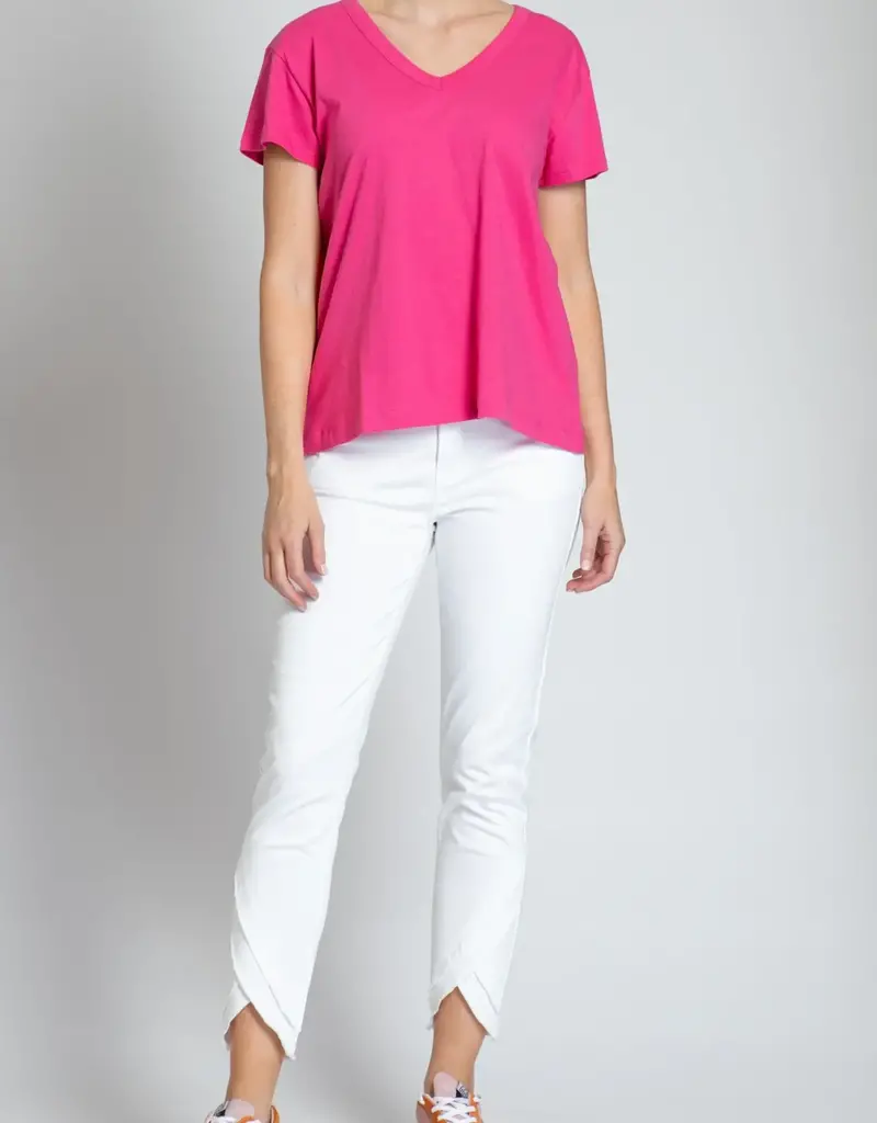 APNY Short Sleeve V-Neck Top