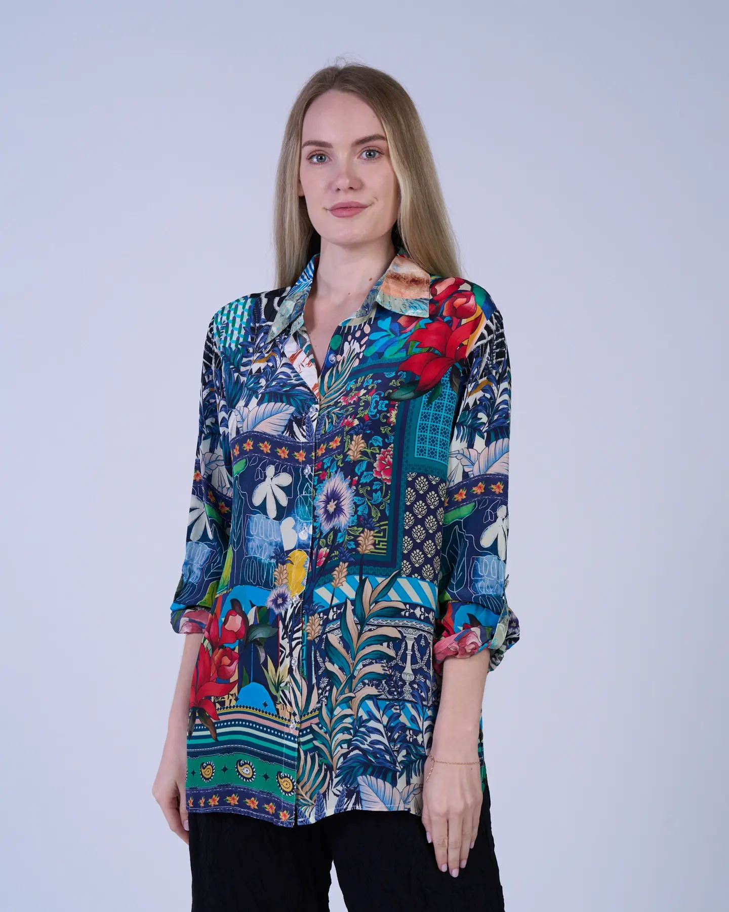 shana様ご確認ページ Shana Apparel Button-Down Top - Coyote Moon