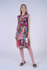 Shana Apparel Button-Down Sleeveless Dress