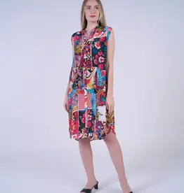 Shana Apparel Button-Down Sleeveless Dress