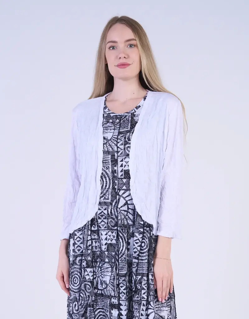 Shana Apparel Crinkle Cardigan