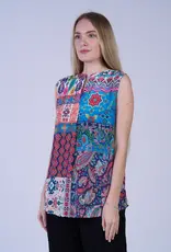 Shana Apparel Split Neck Tank