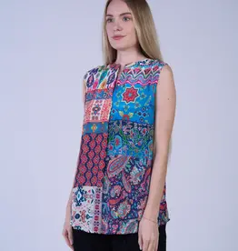 Shana Apparel Split Neck Tank