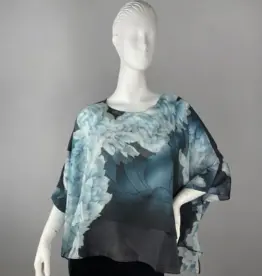 Cocoon House Silk Overlay Top