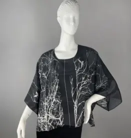 Cocoon House Short Silk Top