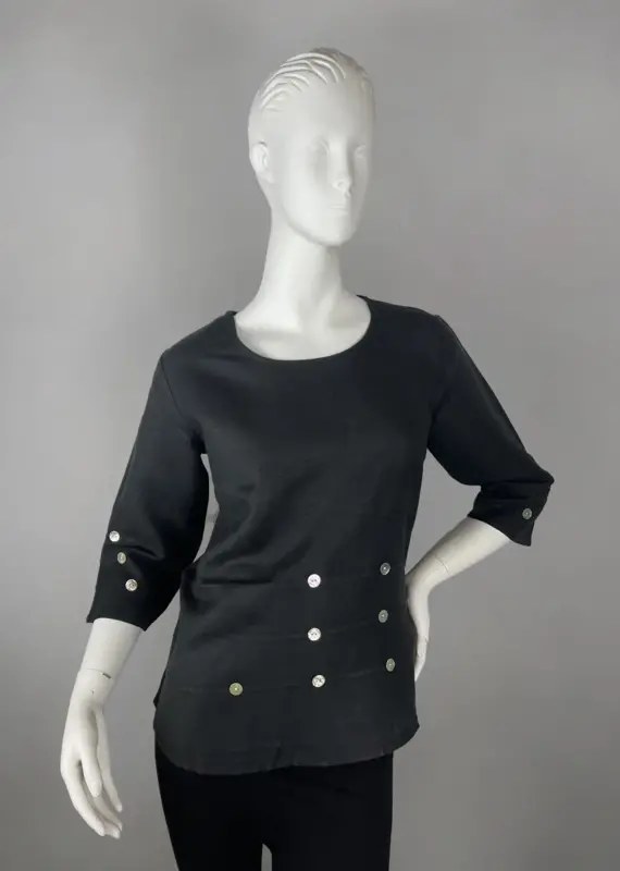 Toofan Button Detail Top
