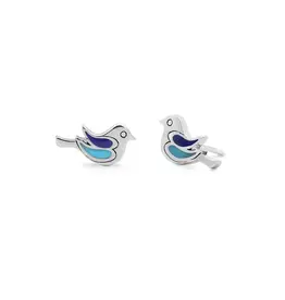 Boma Bird Stud Earrings with Stone