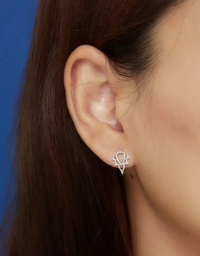 Boma Pointed Bohemian Stud Earrings