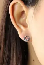 Boma Bohemian Circle Stud Earrings