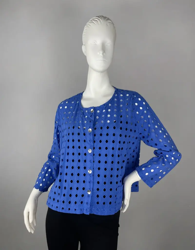 Fenini Eyelet Cardigan
