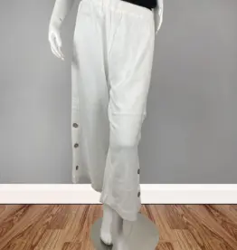 Toofan Button Detail Capri Pants