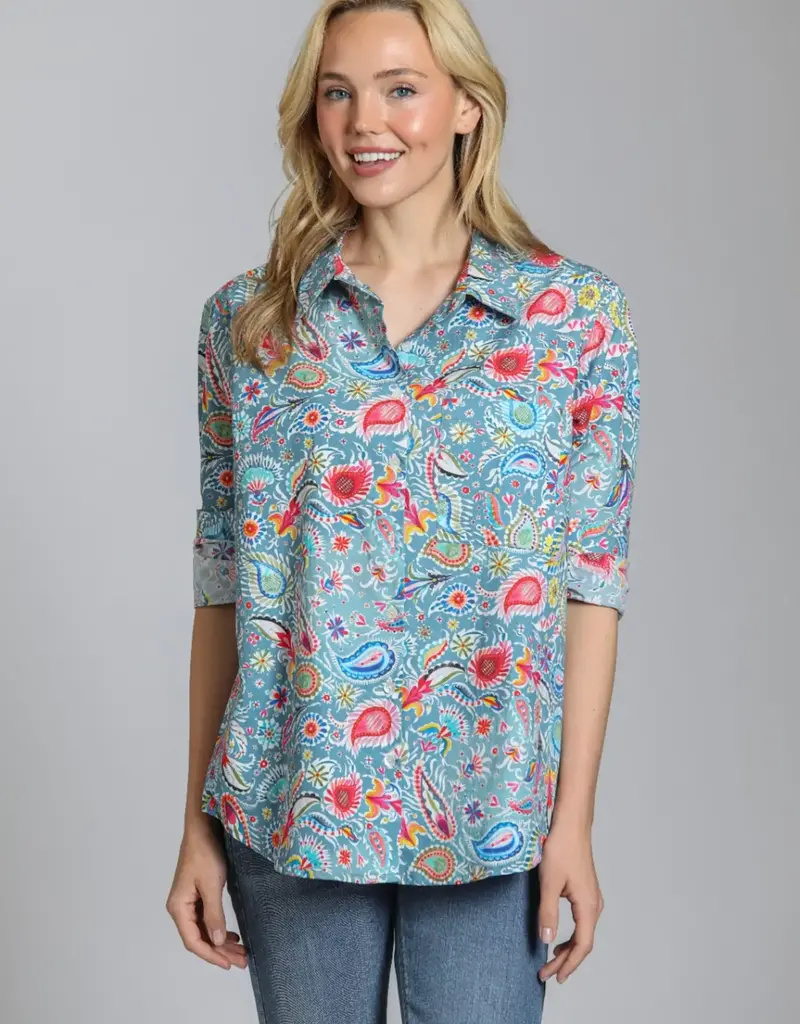 APNY Boyfriend Button-Up Shirt