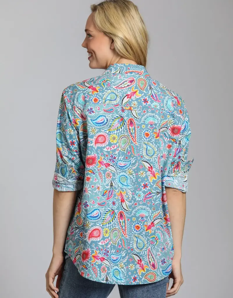 APNY Boyfriend Button-Up Shirt