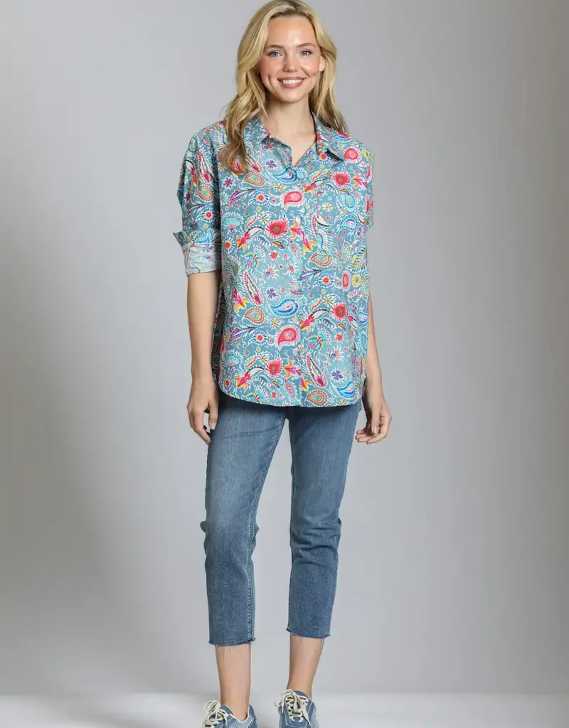 APNY Boyfriend Button-Up Shirt