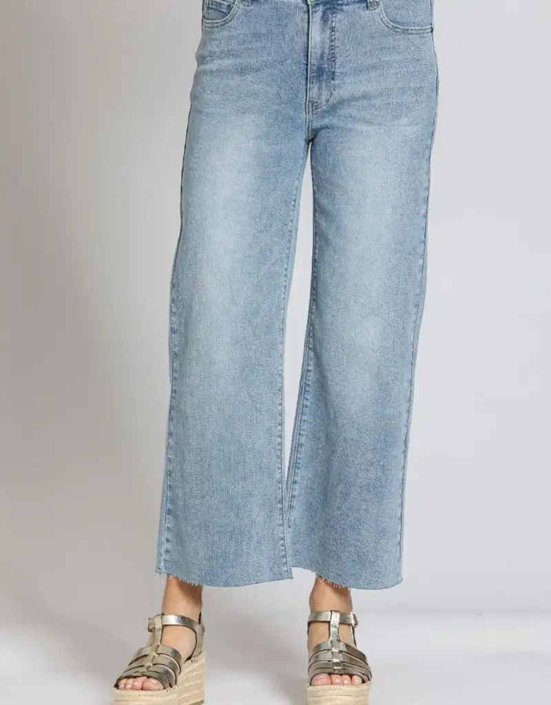 APNY Wide Leg Crop Jeans