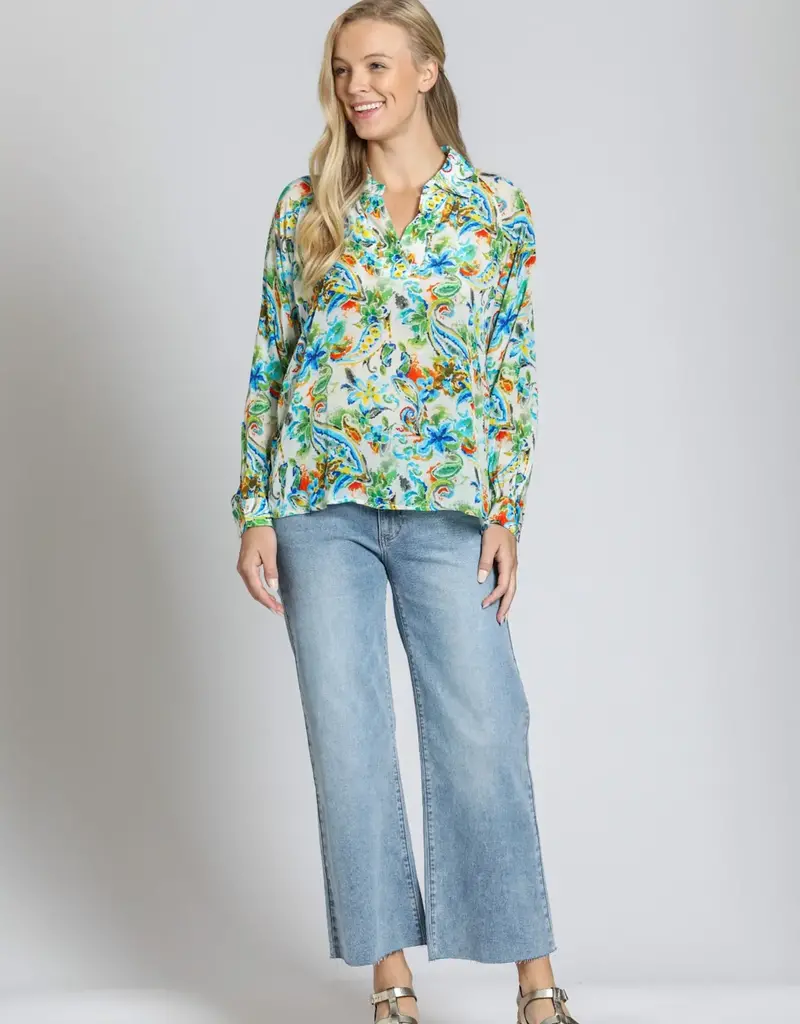 APNY Wide Leg Crop Jeans