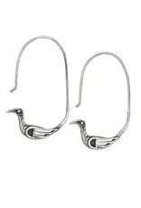 Tiger Mountain Elegant Birds Sterling Silver Dangle Earrings