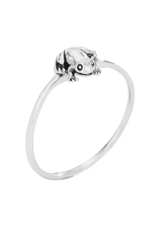 Tiger Mountain Ribbit Sterling Silver Frog Ring