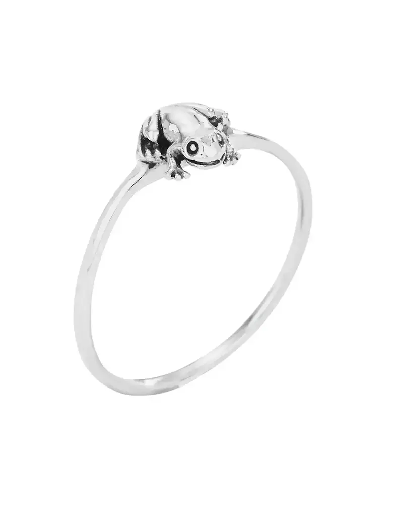 Tiger Mountain Ribbit Sterling Silver Frog Ring