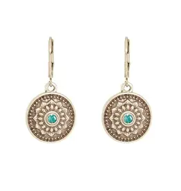 Baked Beads Decorative Crystal Earrings