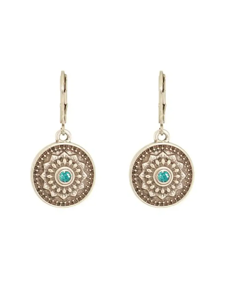 Baked Beads Decorative Crystal Earrings