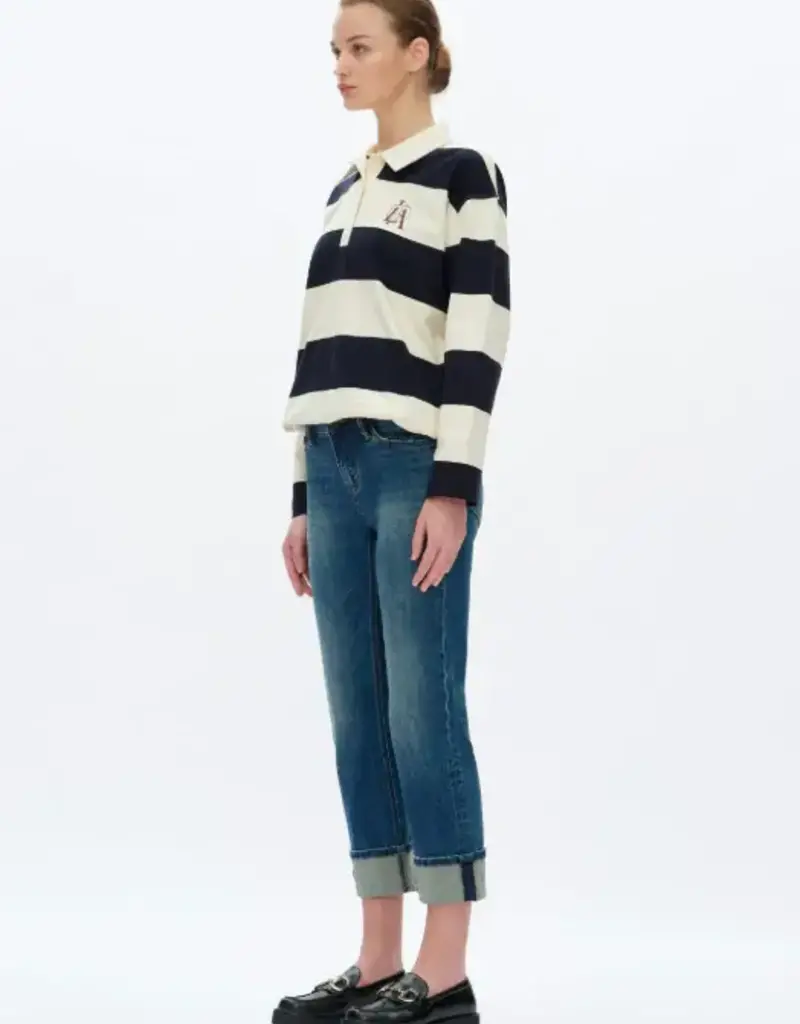 BAYEAS Low Rise Straight Leg Jeans