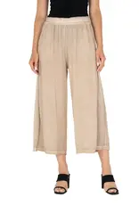 M Made In Italy Wide Leg Capri Pants
