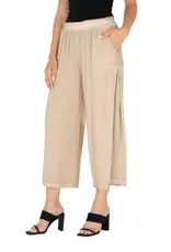 M Made In Italy Wide Leg Capri Pants