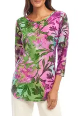 Karen Kane Burnout Shirttail Top