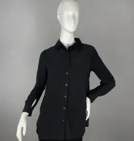 Tango Mango Studded Button-Up Top