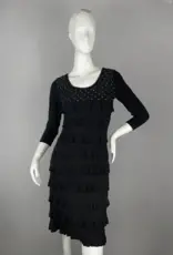 Tango Mango Rhinestone Cha Cha Ruffle Dress
