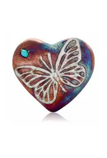 Raku Pottery Works Mini Raku Heart