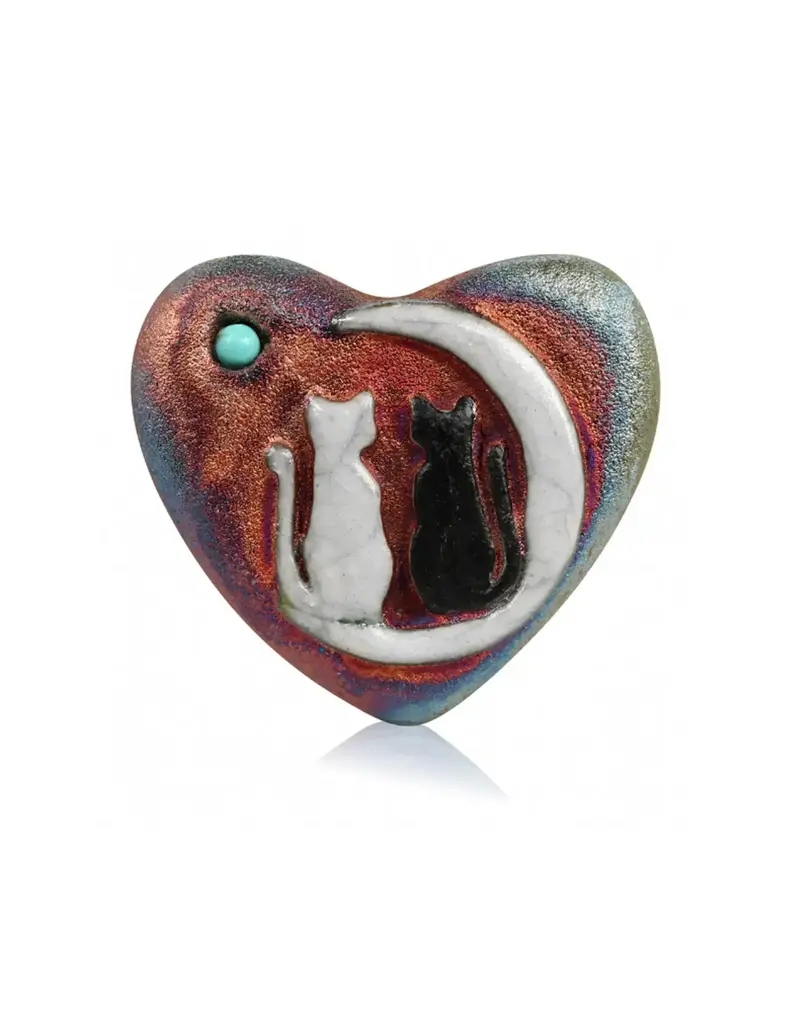Raku Pottery Works Mini Raku Heart