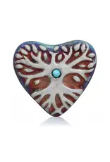 Raku Pottery Works Mini Raku Heart