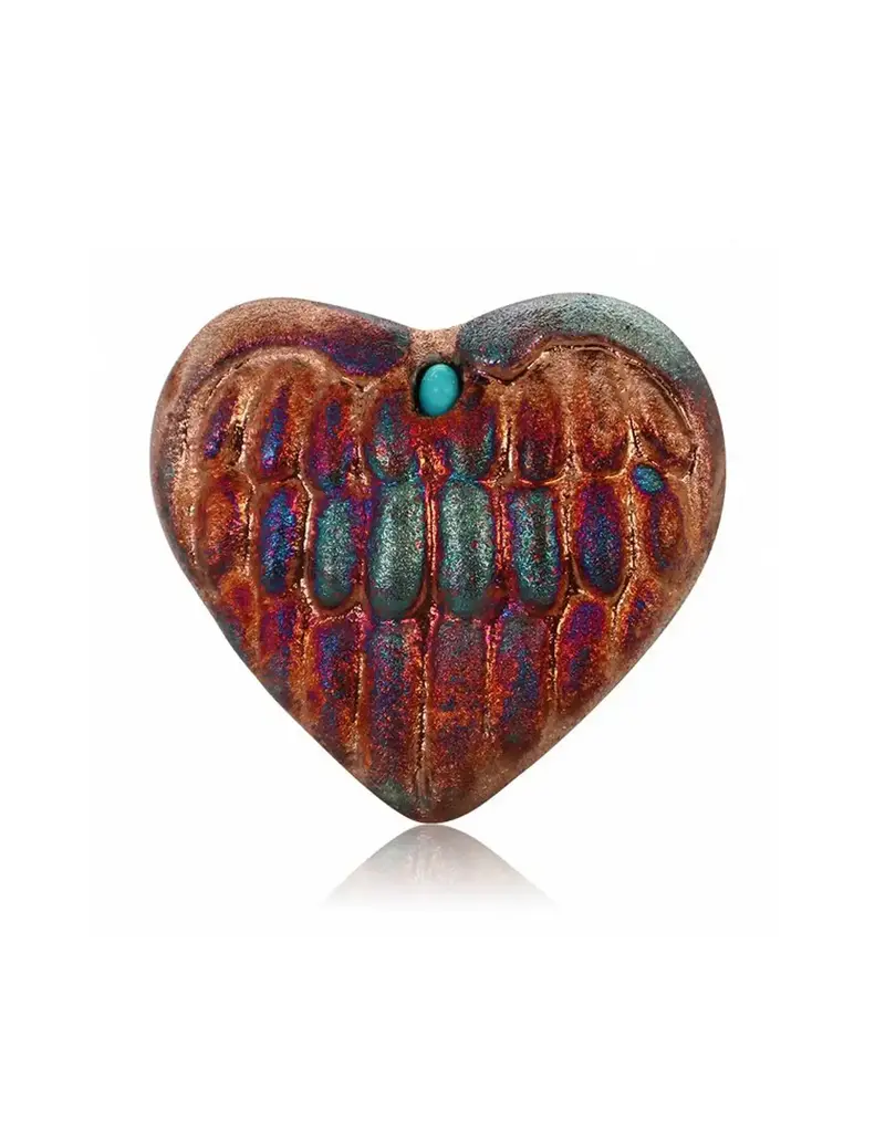 Raku Pottery Works Mini Raku Heart