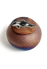 Raku Pottery Works Mini Silhouette Dreamcatcher Jar